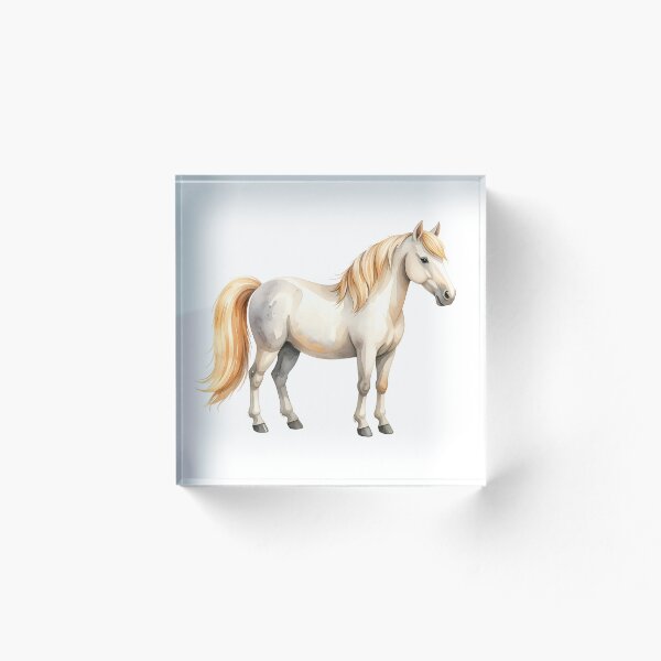 Item preview, Cute Watercolor Horse Illustration designed and sold by Rutvain.