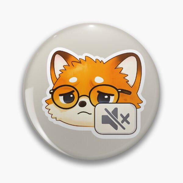 Item preview, Mute Mode Fox With Glasses designed and sold by Still Breathing Studio.