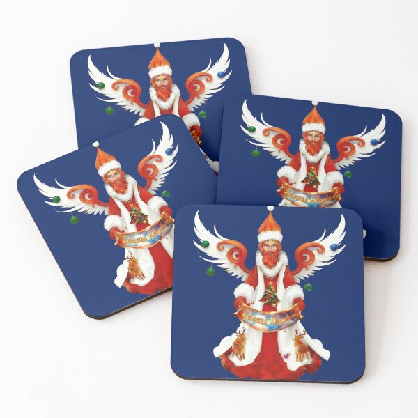 Item preview, The Curly Angel in the Christmas spirit  designed and sold by CelestialKingdomArt.