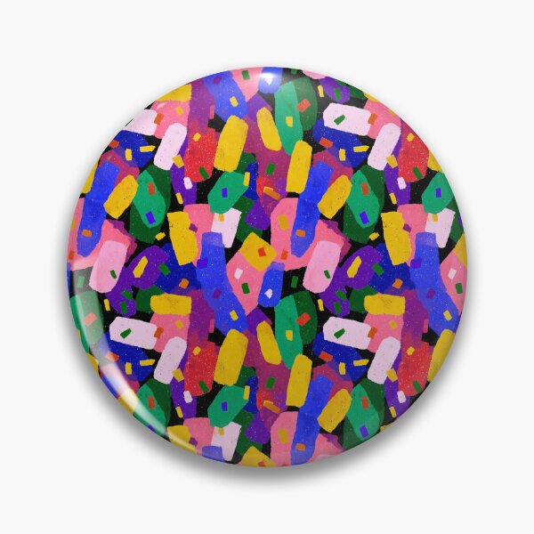Item preview, Memphis Confetti Pattern on Black designed and sold by bubblegoth.