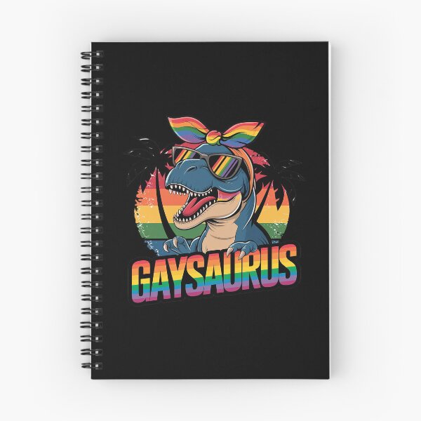Item preview, Gaysaurus Dinosaur Lesbian T-Rex LGBTQ Rainbow Gay Mom Pride  designed and sold by FadeOfThrone.