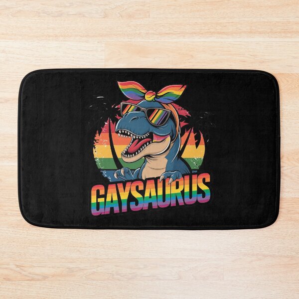 Item preview, Gaysaurus Dinosaur Lesbian T-Rex LGBTQ Rainbow Gay Mom Pride  designed and sold by FadeOfThrone.