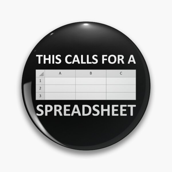 Item preview, This Calls for a Spreadsheet! designed and sold by angy_rat_shop.