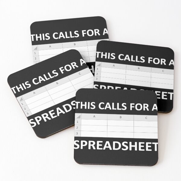 Item preview, This Calls for a Spreadsheet! designed and sold by angy_rat_shop.
