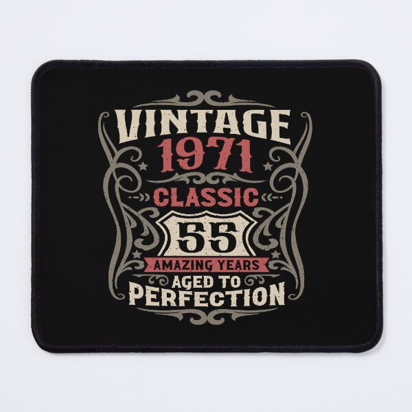 Item preview, 55th Birthday Vintage 1971 Classic 55 Amazing Years designed and sold by eclecTEEq.