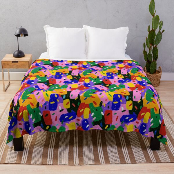 Item preview, Playful Terrazzo Confetti Color Blocks Pattern designed and sold by bubblegoth.