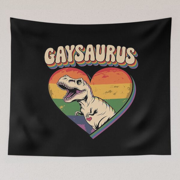 Item preview, Gaysaurus Dinosaur Pride Month LGBT  designed and sold by FadeOfThrone.