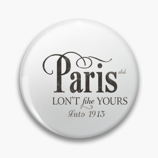 Item preview, Paris Auto 1915 – Vintage Typography Design designed and sold by Joyfulfabric.