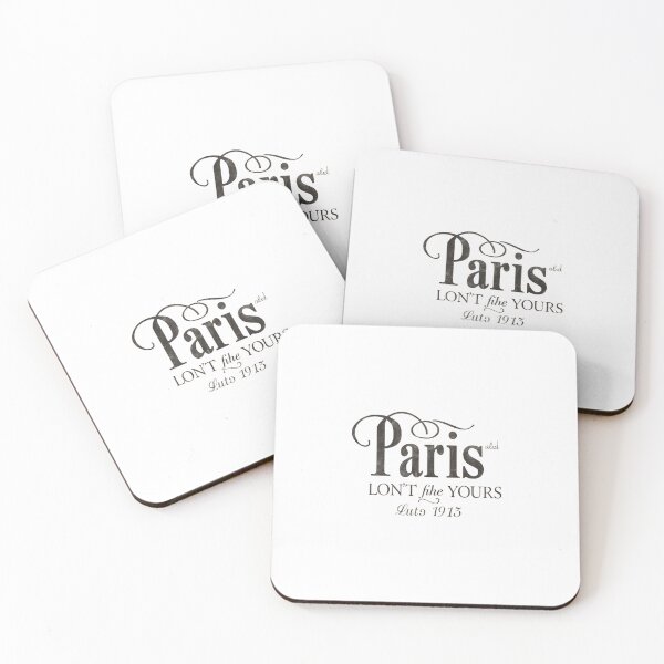 Item preview, Paris Auto 1915 – Vintage Typography Design designed and sold by Joyfulfabric.