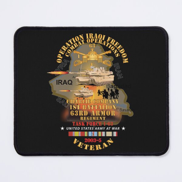 Item preview, Army - C Co, 1st Bn, 63rd Armor, OIF - 2003-5 w IRAQ SVC X 300 designed and sold by Military Insignia Products.