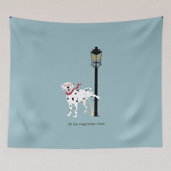 Item preview, French Retro Dog designed and sold by ellealsopaints.