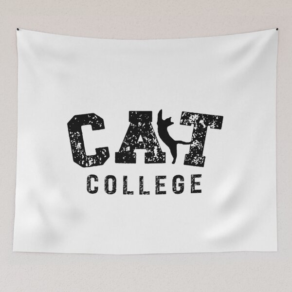 Item preview, Cat College Spirit Emblem designed and sold by ALWAYSTROPICS.