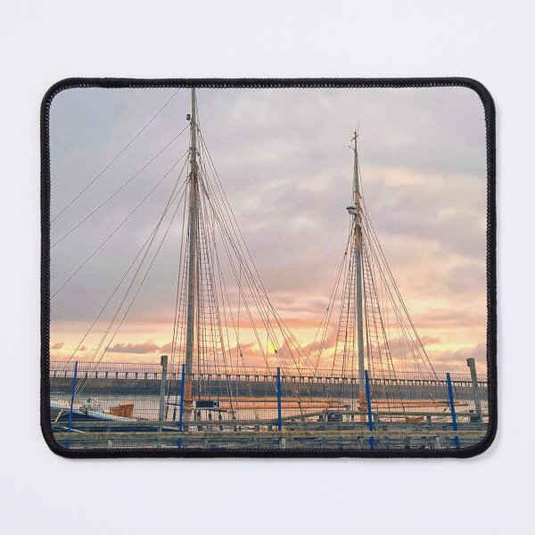 Item preview, River Blyth Sunrise behind Tall Ship designed and sold by Violaman.