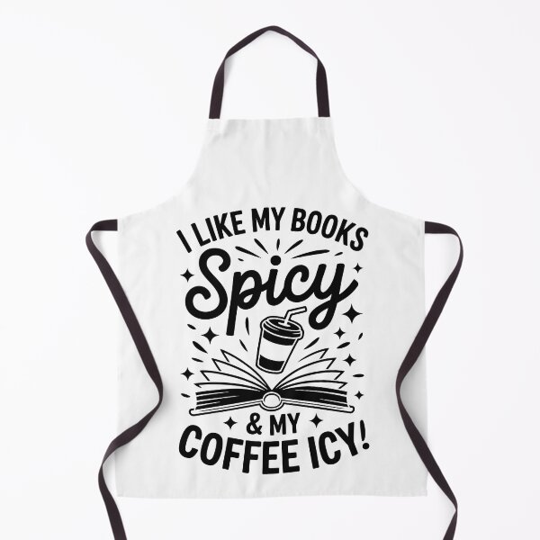 Item preview, I like my books spicy and my coffee icy designed and sold by jkrphoto.