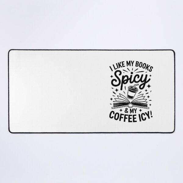 Item preview, I like my books spicy and my coffee icy designed and sold by jkrphoto.