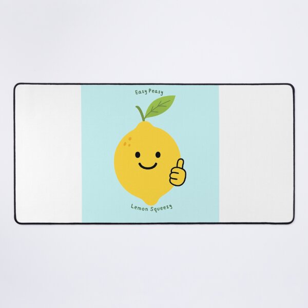 Item preview, Easy Peasy Lemon Squeezy Light Blue designed and sold by MaxLugerStudio.