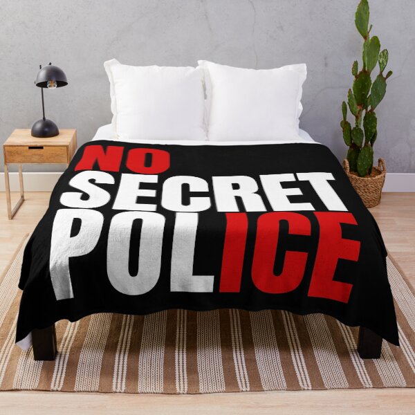 Item preview, No Secret Police - NO ICE  designed and sold by Thelittlelord.