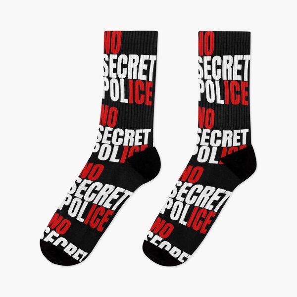 Item preview, No Secret Police - NO ICE  designed and sold by Thelittlelord.
