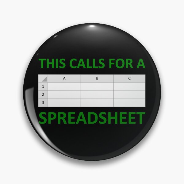 Item preview, This Calls for a Spreadsheet! (Green Text) designed and sold by angy_rat_shop.