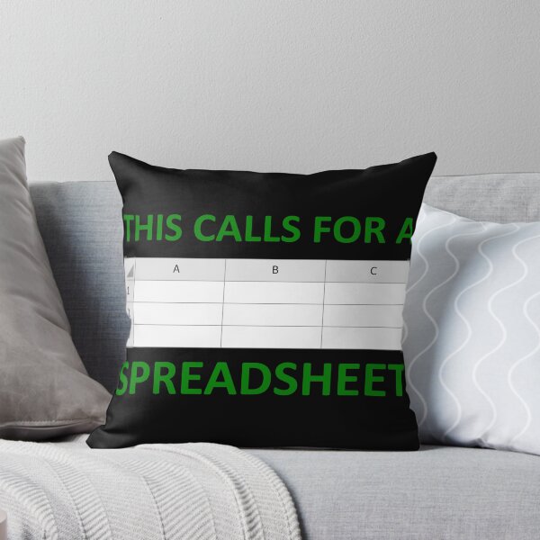 Item preview, This Calls for a Spreadsheet! (Green Text) designed and sold by angy_rat_shop.