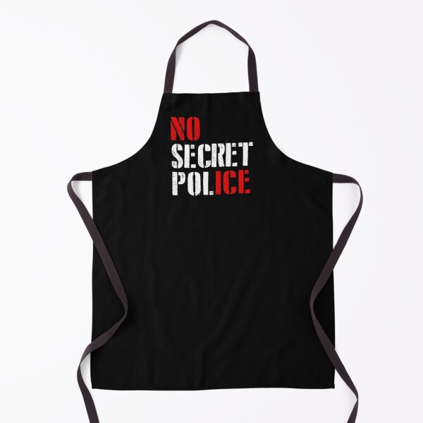 Item preview, NO SECRET POLICE - NO ICE (stencil) designed and sold by Thelittlelord.