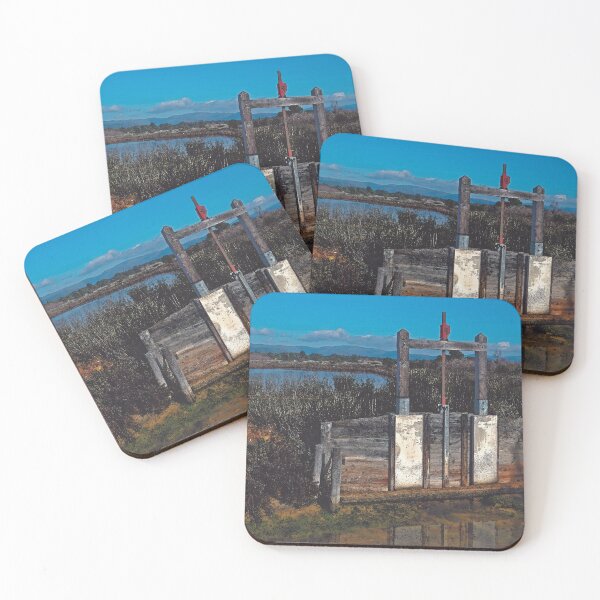 Item preview, Gate sluice, Hyères salt marsh (Watercolor photo) designed and sold by Alan-David.