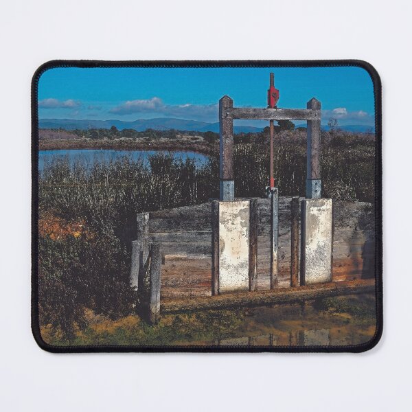 Item preview, Gate sluice, Hyères salt marsh (Watercolor photo) designed and sold by Alan-David.