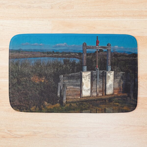 Item preview, Gate sluice, Hyères salt marsh (Watercolor photo) designed and sold by Alan-David.