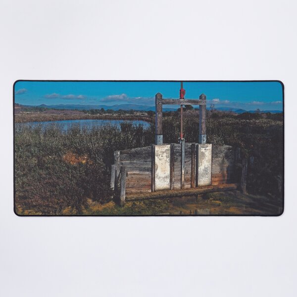Item preview, Gate sluice, Hyères salt marsh (Watercolor photo) designed and sold by Alan-David.