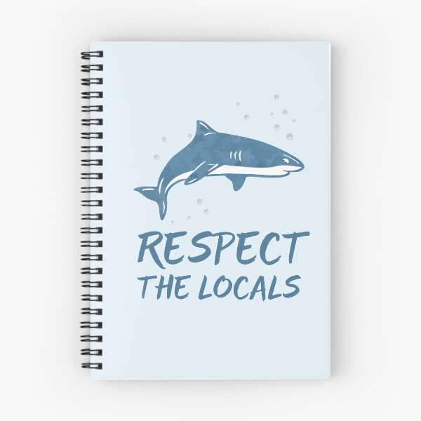 Item preview, Respect the locals - shark designed and sold by Frank J. Art.