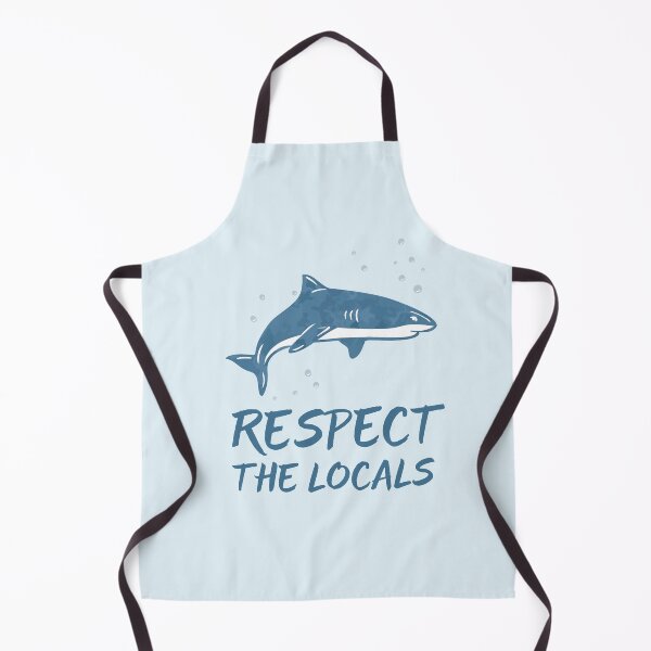 Item preview, Respect the locals - shark designed and sold by Frank J. Art.