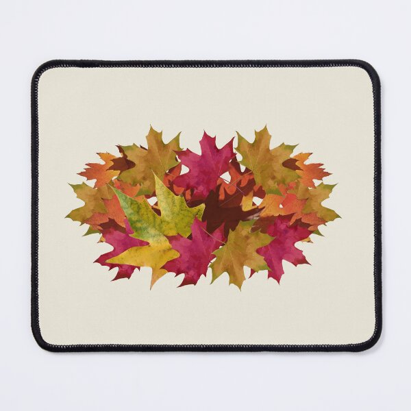 Item preview, Colorful collage with autumn leaves designed and sold by mariya-ivanova.