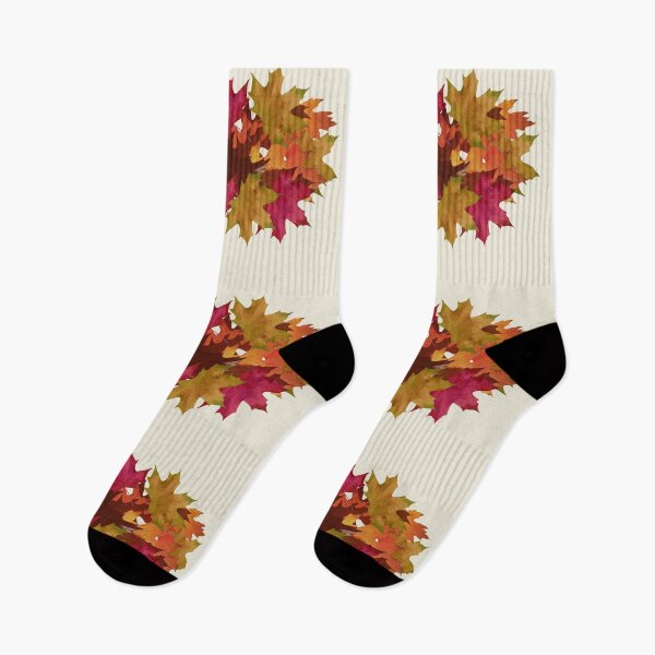 Item preview, Colorful collage with autumn leaves designed and sold by mariya-ivanova.