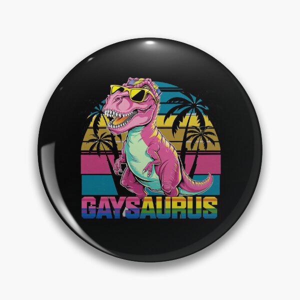 Item preview, Gaysaurus LGBT-Q Dinosaur Pansexual Pride Flag Color  designed and sold by FadeOfThrone.