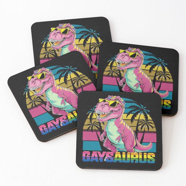 Item preview, Gaysaurus LGBT-Q Dinosaur Pansexual Pride Flag Color  designed and sold by FadeOfThrone.