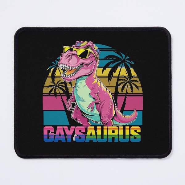 Item preview, Gaysaurus LGBT-Q Dinosaur Pansexual Pride Flag Color designed and sold by FadeOfThrone.