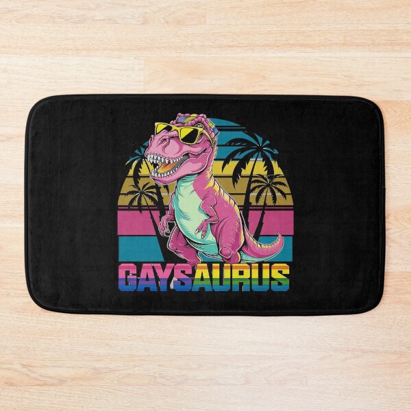 Item preview, Gaysaurus LGBT-Q Dinosaur Pansexual Pride Flag Color  designed and sold by FadeOfThrone.
