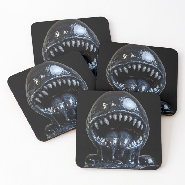 Item preview,  Black scary slime with no eyes designed and sold by Kat's Design Hub.