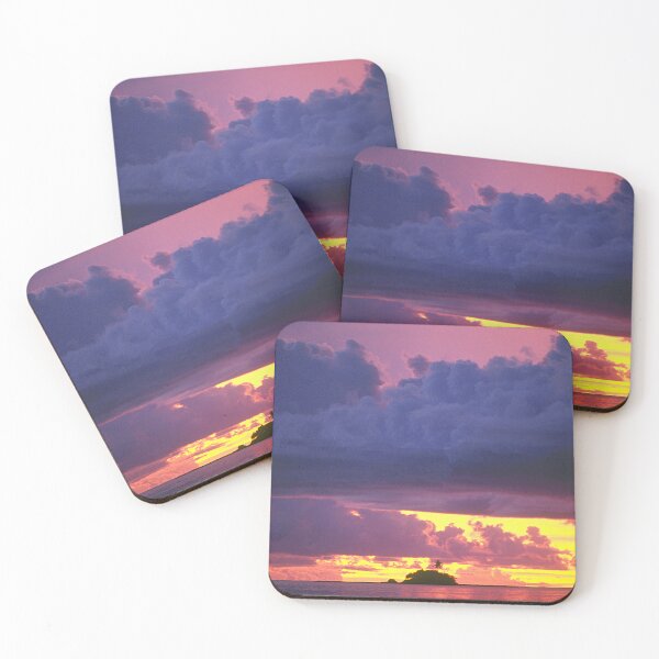 Item preview, Purple, Pink, Golden Sunset Over Tiny Micronesian Island designed and sold by DEC02.