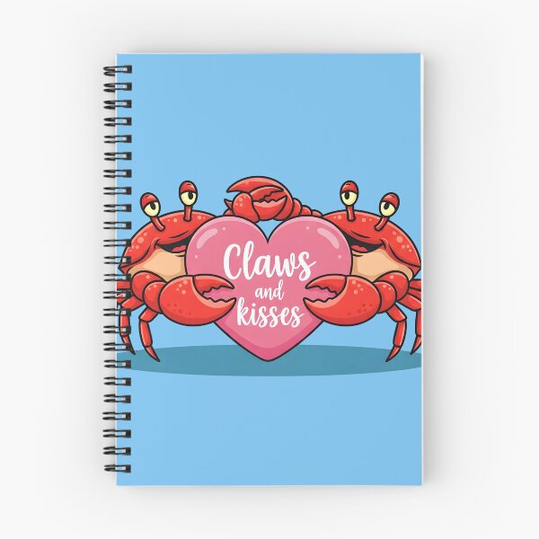 Item preview, Claws and Kisses – Cute Crab Couple Valentine Design designed and sold by Sea Gem.