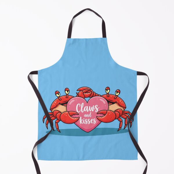 Item preview, Claws and Kisses – Cute Crab Couple Valentine Design designed and sold by Sea Gem.