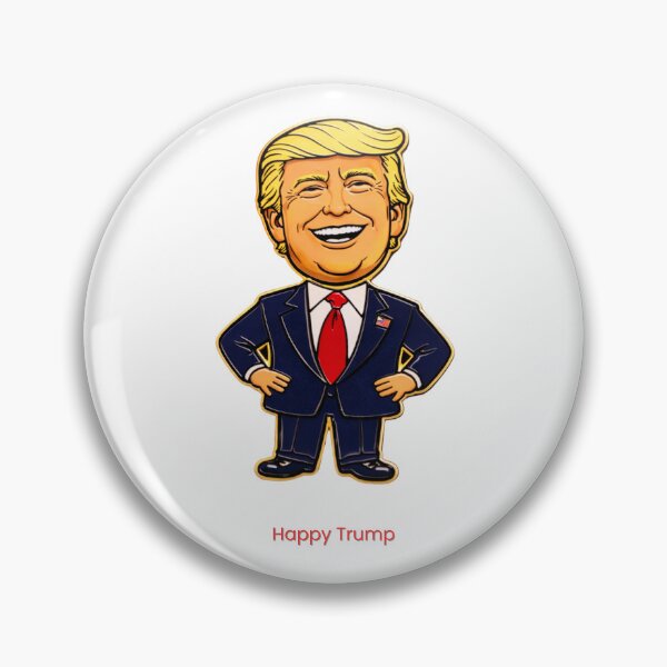 Item preview, Happy Trump designed and sold by NoisyNosyNancy.