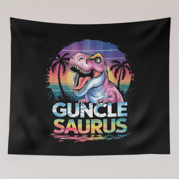 Item preview, Happy Pride Month LGBT-Q Cute Dinosaur Gay Rainbow Flag Ally  designed and sold by FadeOfThrone.