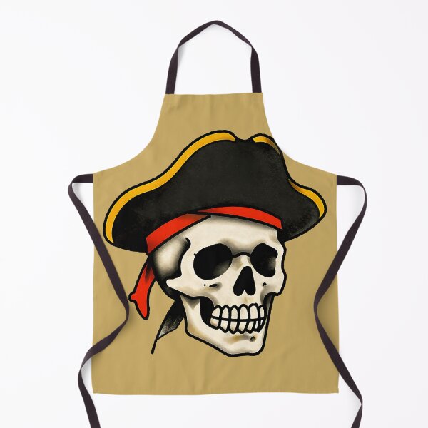 Item preview, Classic Tattoo Pirate Skull designed and sold by SteadyRolling.