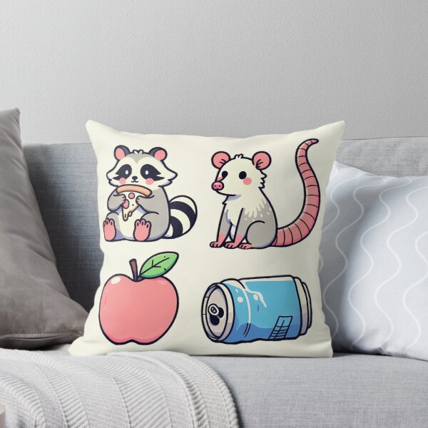 Item preview, Cute Trash Gang - Raccoon & Opossum Kawaii designed and sold by GREENZ0NE.