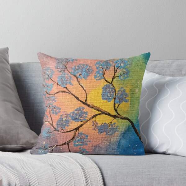 Item preview, rama de árbol de hojaldre azul designed and sold by DR Artfully.