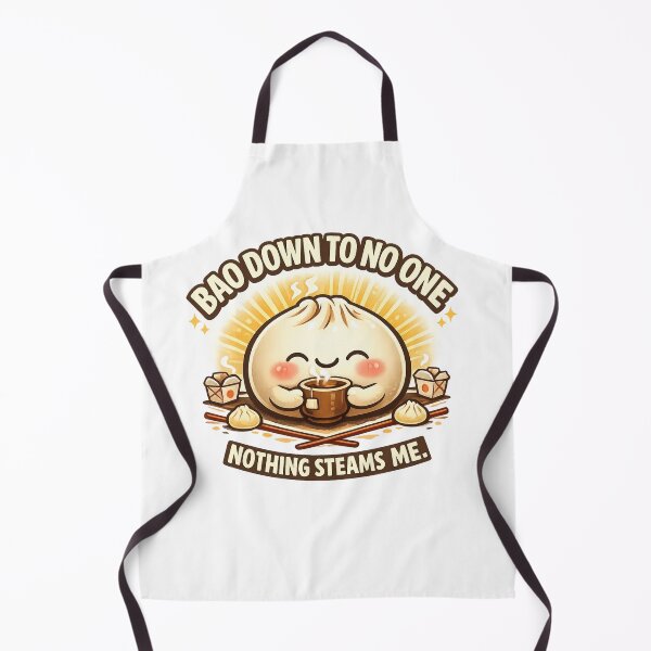 Item preview, Bao Down To No One – Funny Cute Bao Bun Pun Shirt designed and sold by Kevin Shearer.