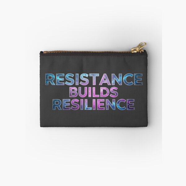 Item preview, Resistance Builds Resilience – Mental Strength & Motivation Quote Design designed and sold by SV-Creation.