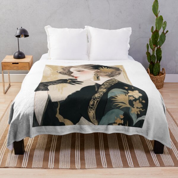 Item preview, Vintage Elegant Woman Art Illustration designed and sold by Silrom.