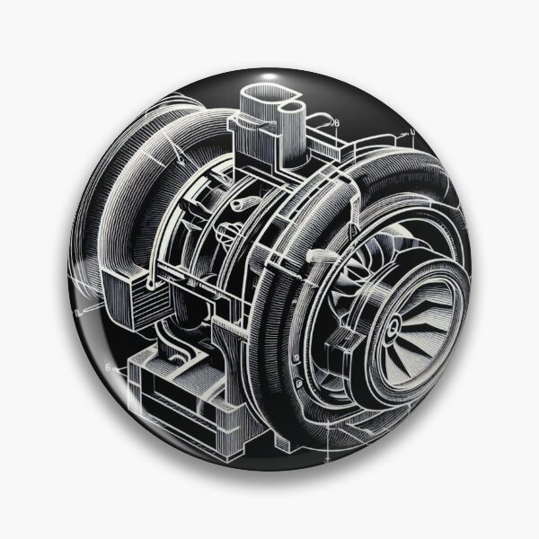Item preview, Sleek Blueprint Turbo Design designed and sold by ShiftingLegends.